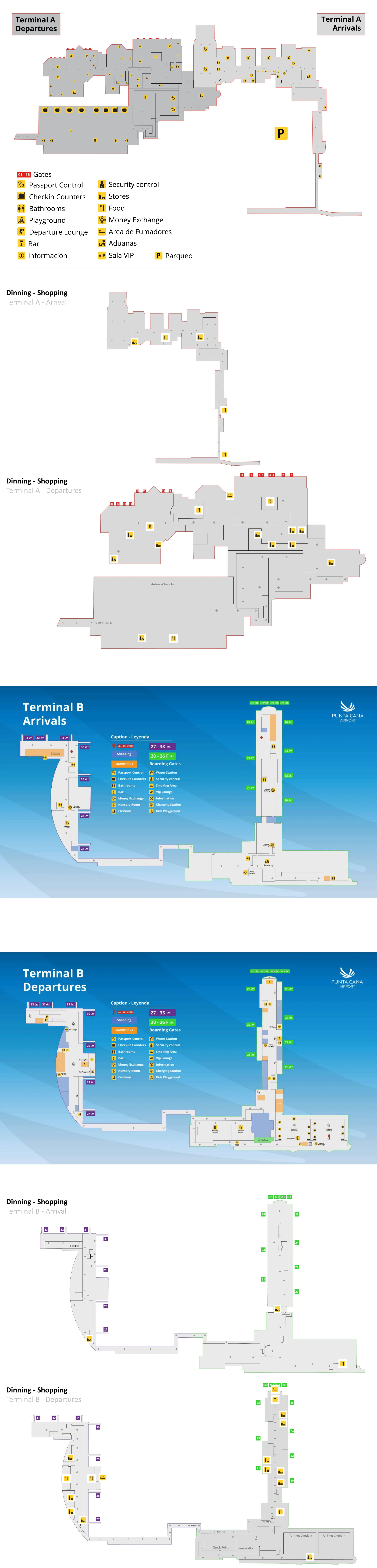 Punta Cana International Airport Map 2026