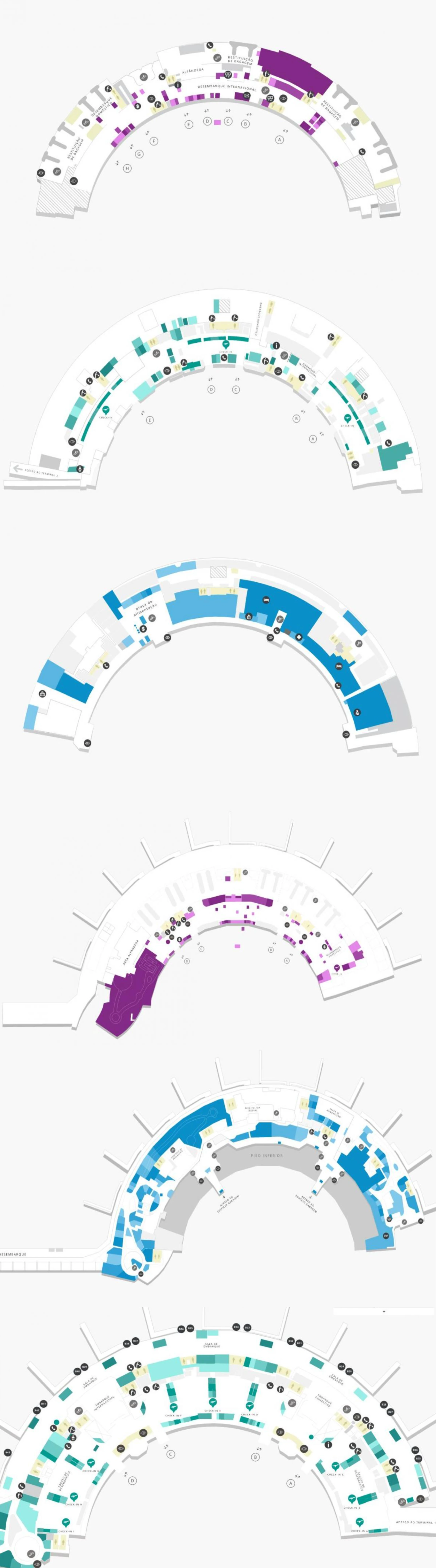Rio GaleaĢo Tom Jobim International Airport Map 2026