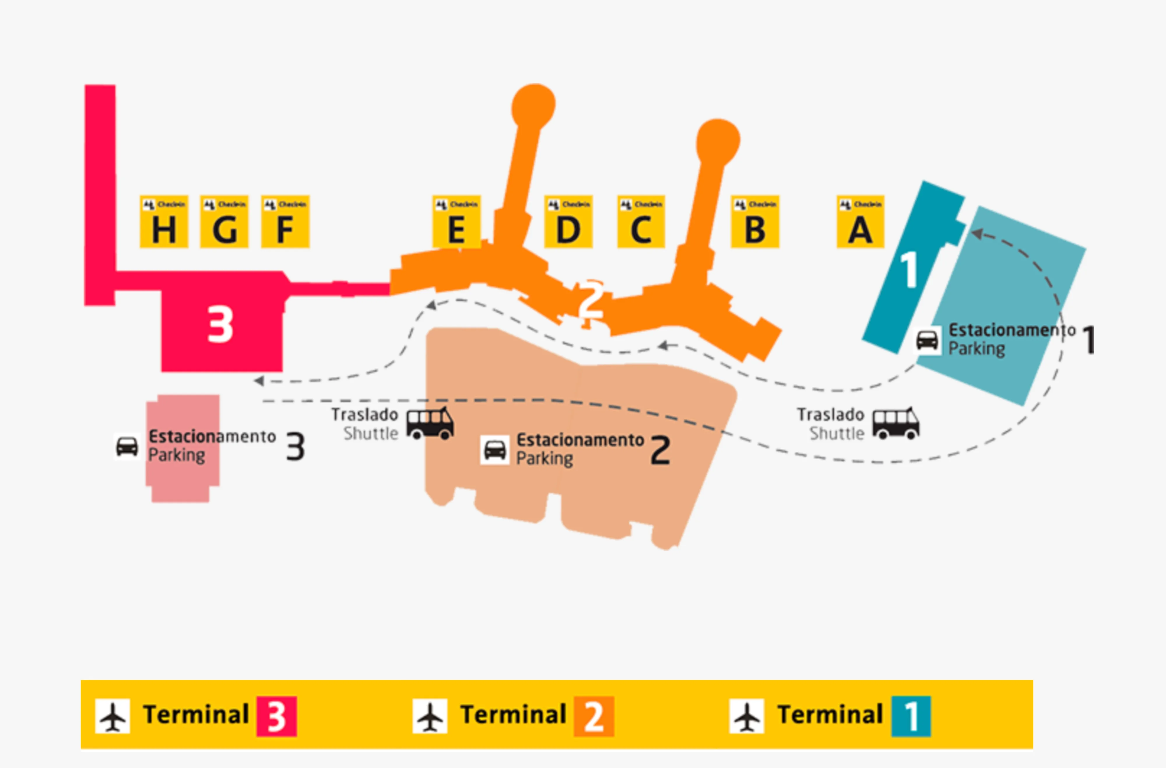 São Paulo Guarulhos International Airport Map 2026