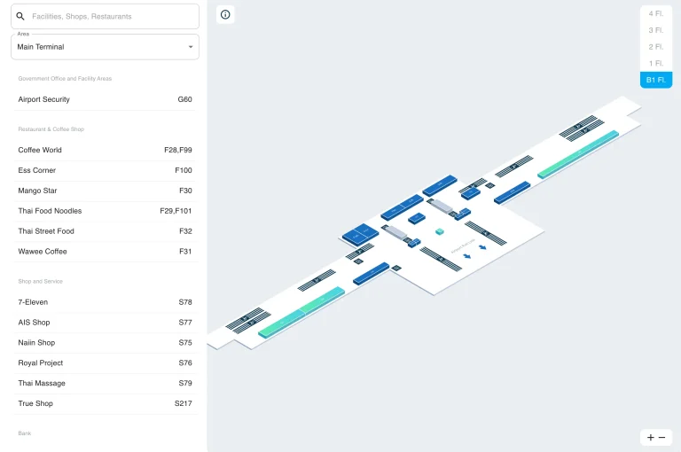 Suvarnabhumi Airport B1 Map 2025