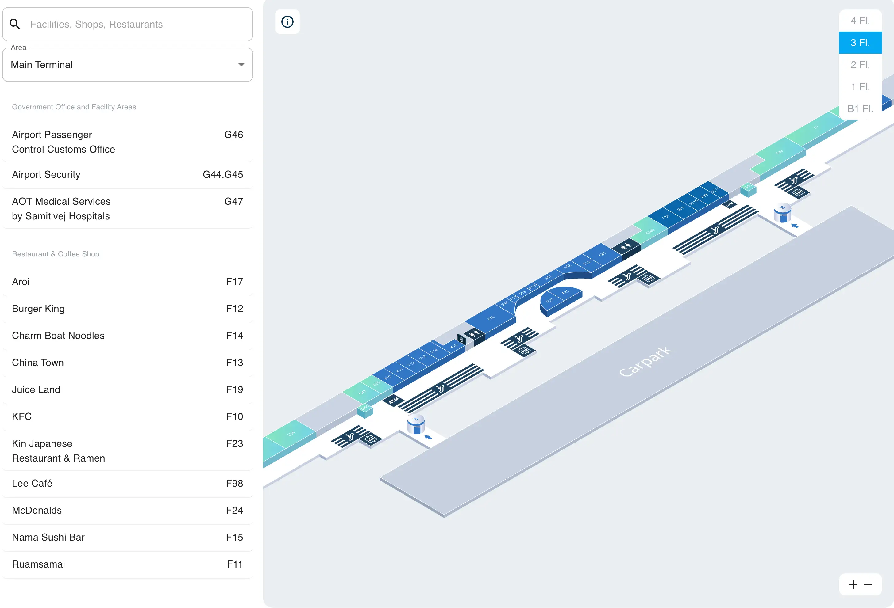 Suvarnabhumi Airport Level 3 Map 2025