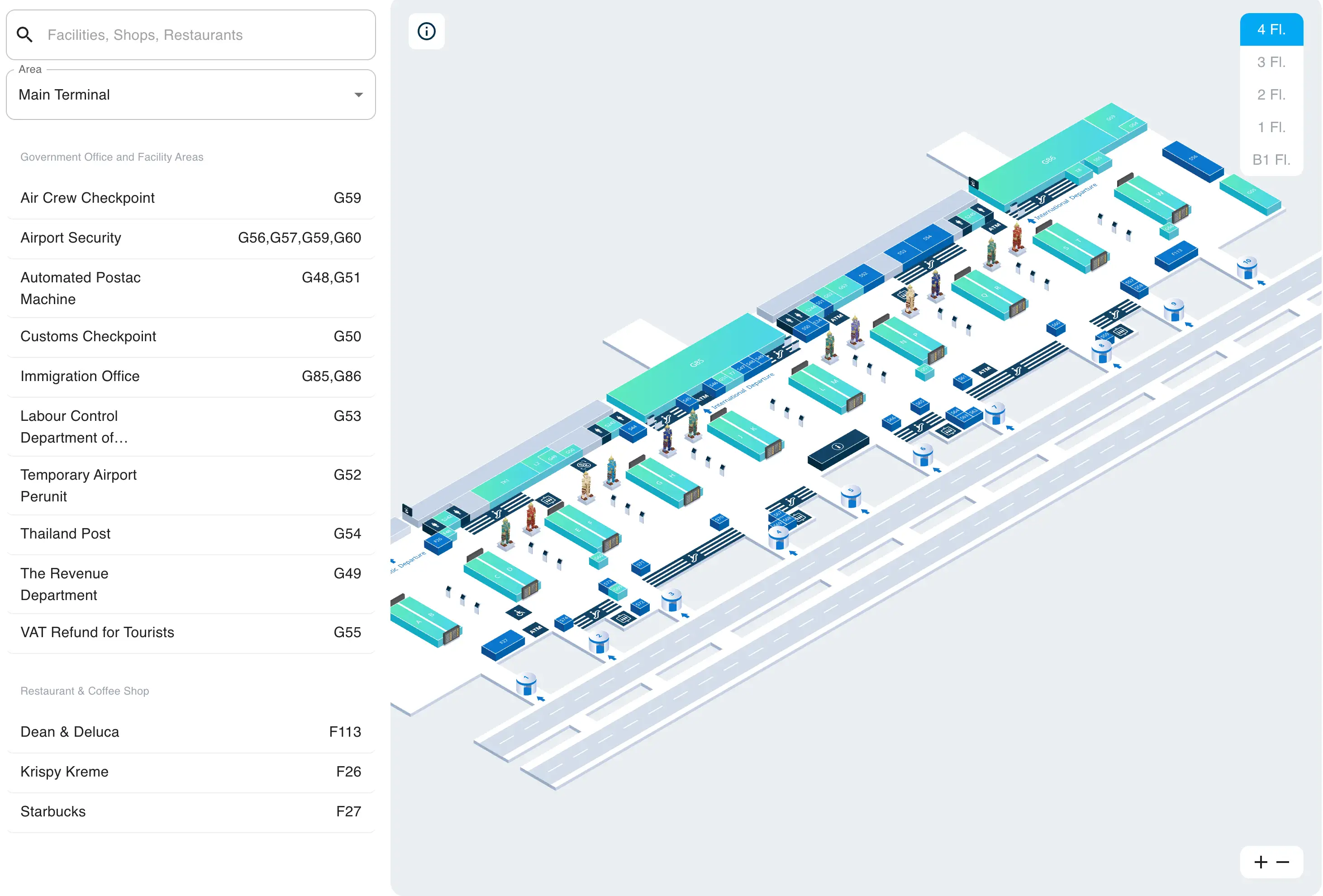 Suvarnabhumi Airport Level 4 Map 2025