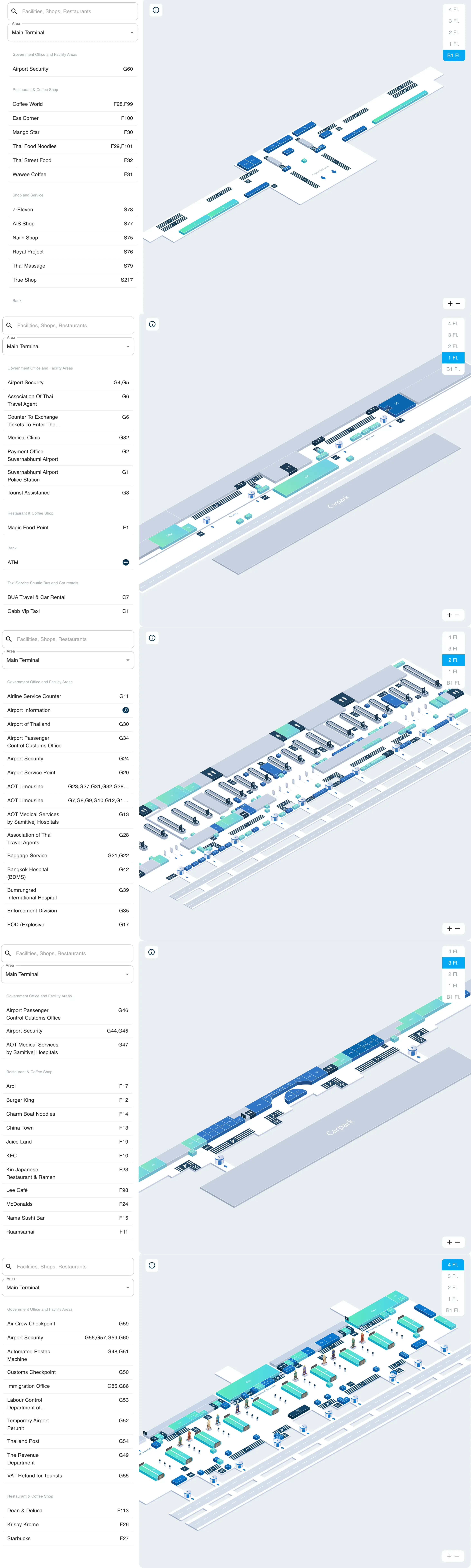 Suvarnabhumi Airport Map 2025