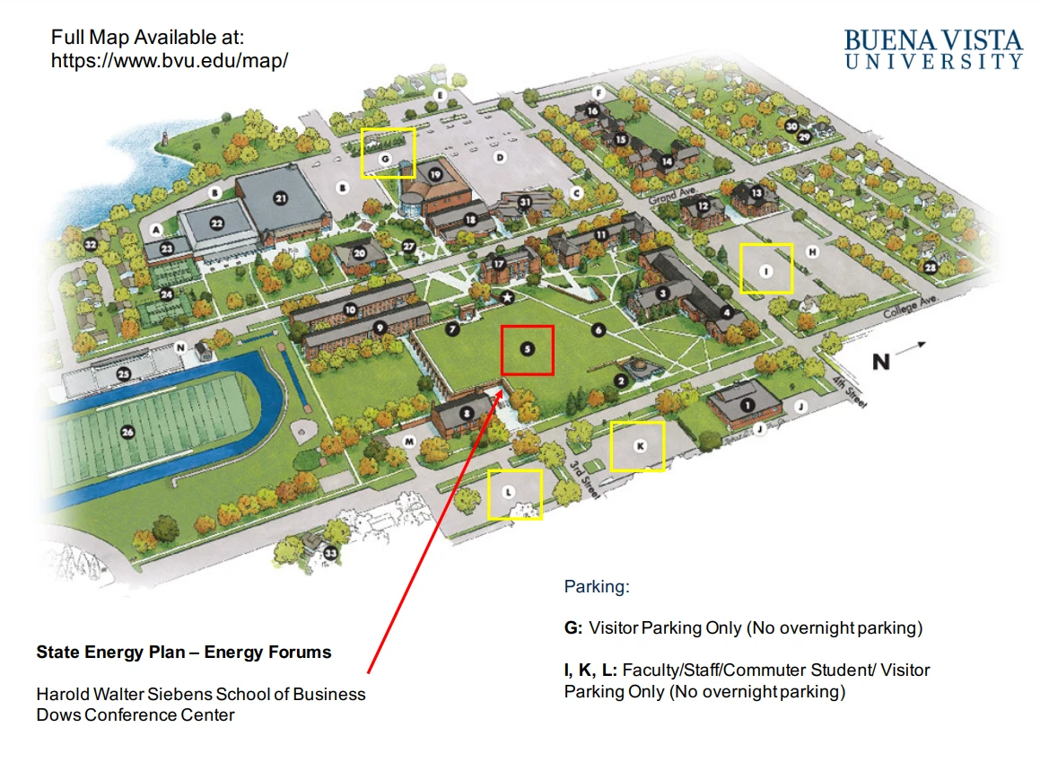 BVU Campus Map 2024