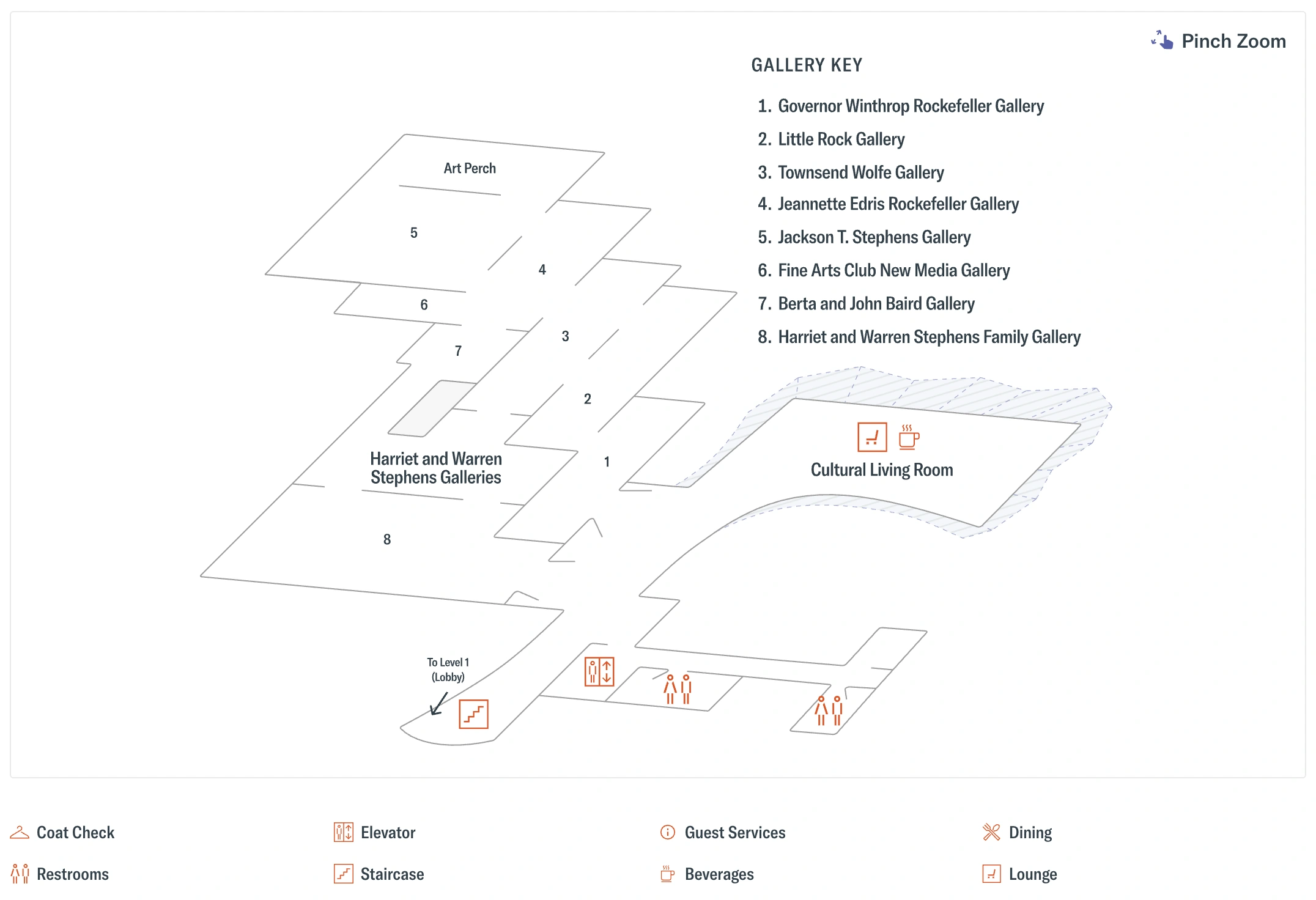 Arkansas Museum of Fine Arts Map 2025 4