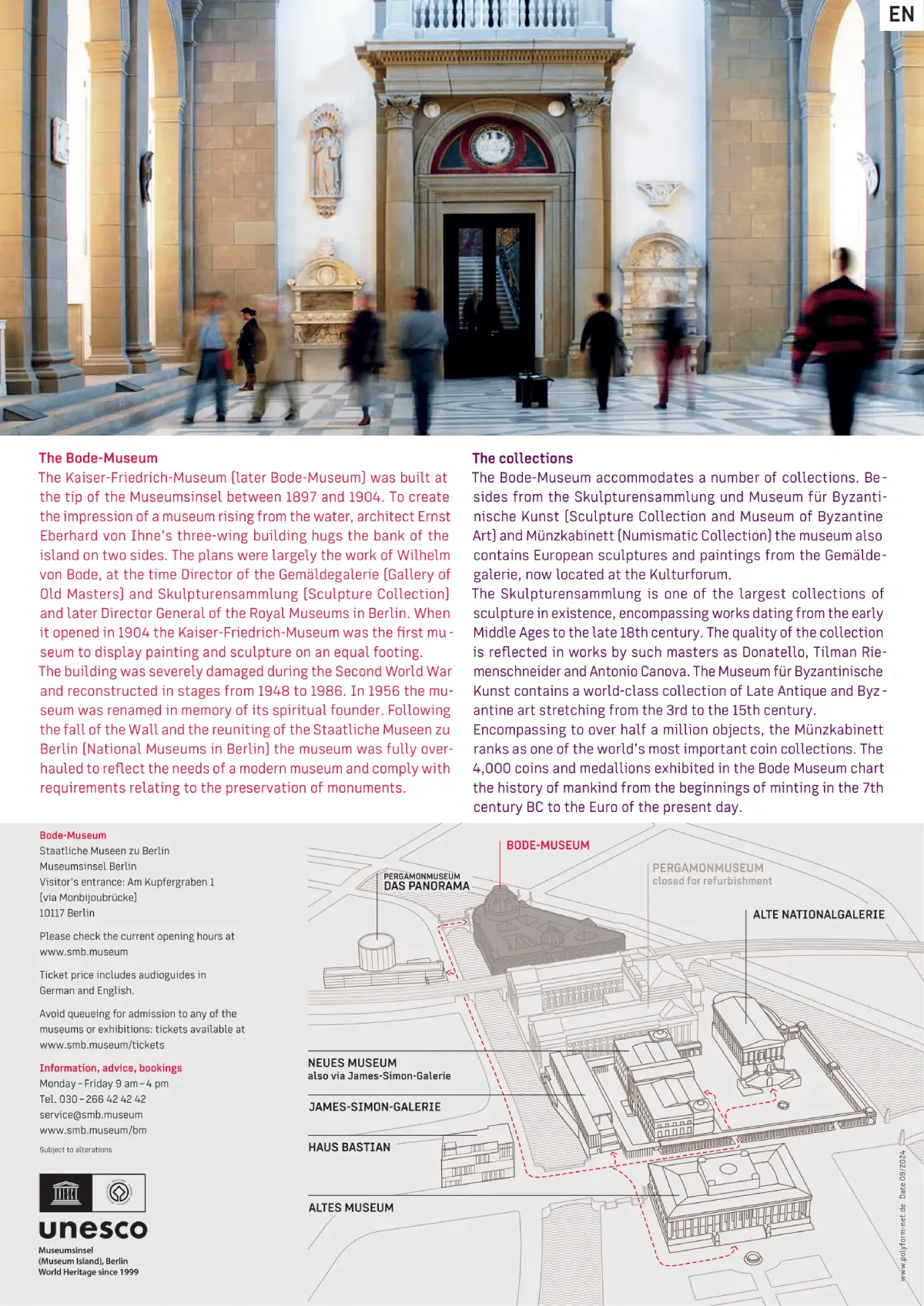 Bode Museum Map 2024-2