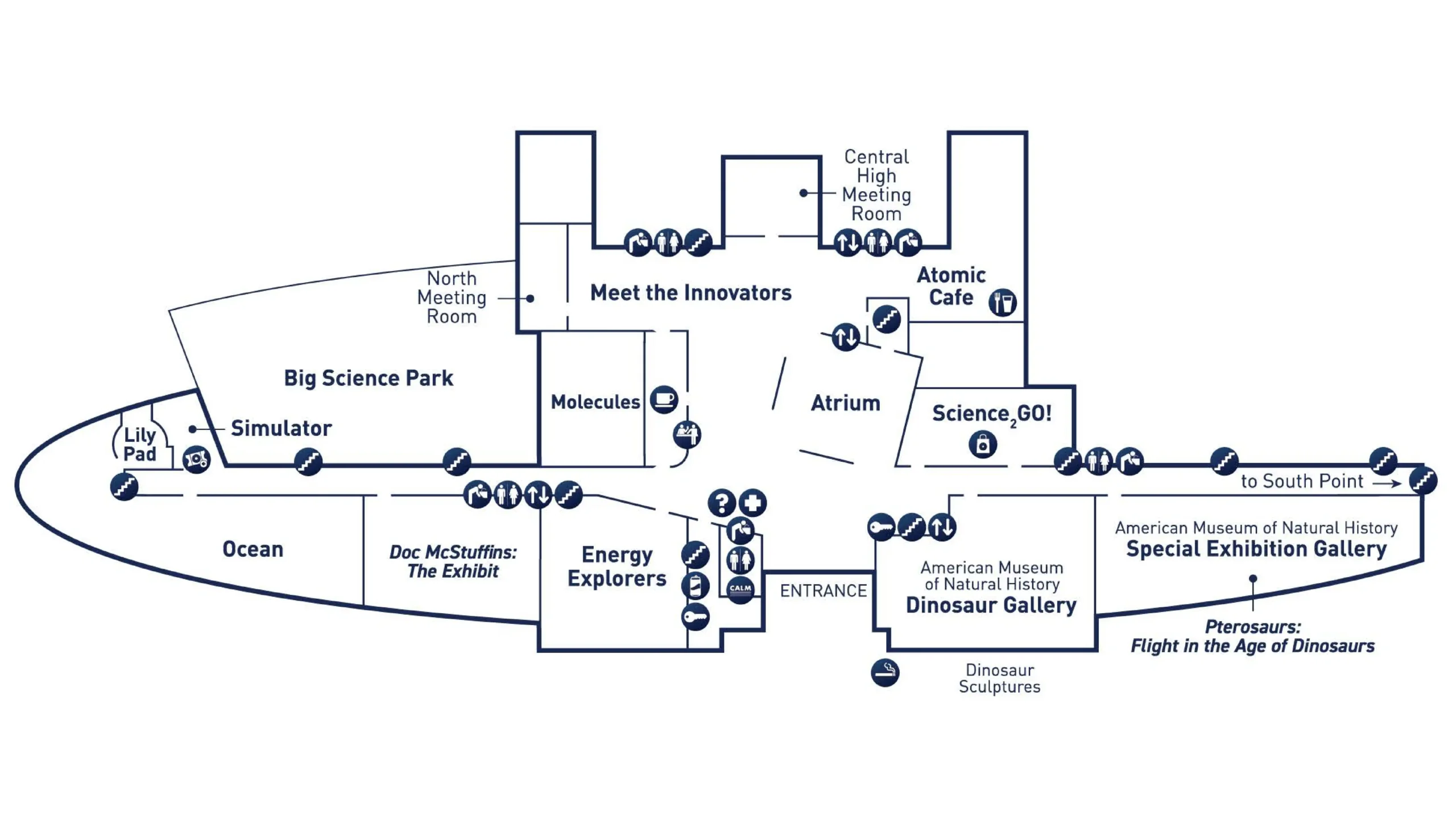 Center of Science and Industry Map 2022-1