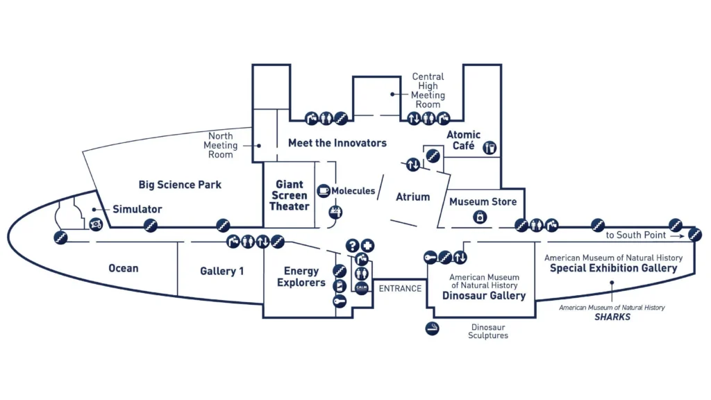 Center of Science and Industry Map (2025 - 2022) - All Maps