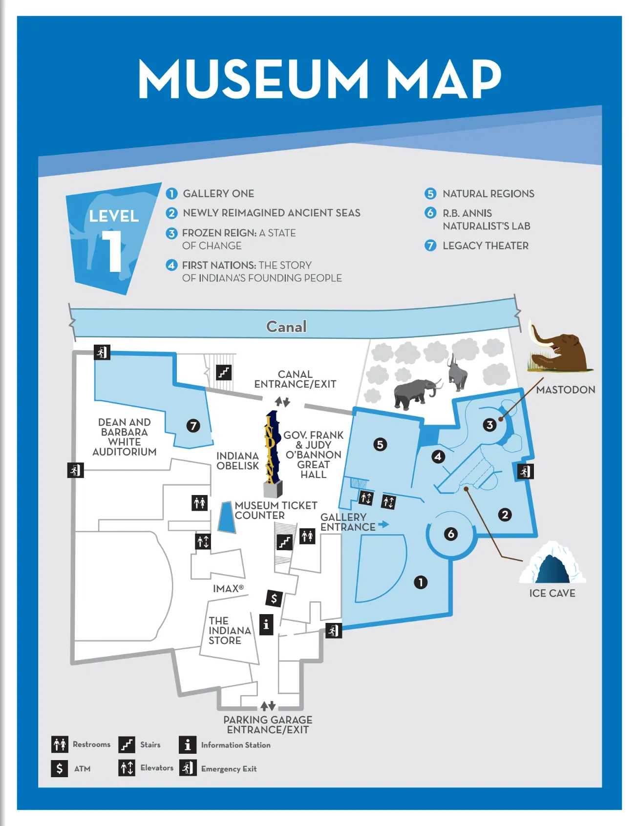 Indiana State Museum Map 2025 1