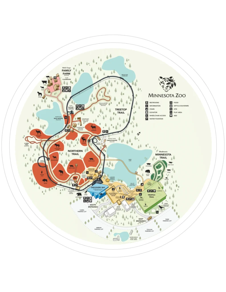 Minnesota Zoo Map (2024 - 2022) - All Maps