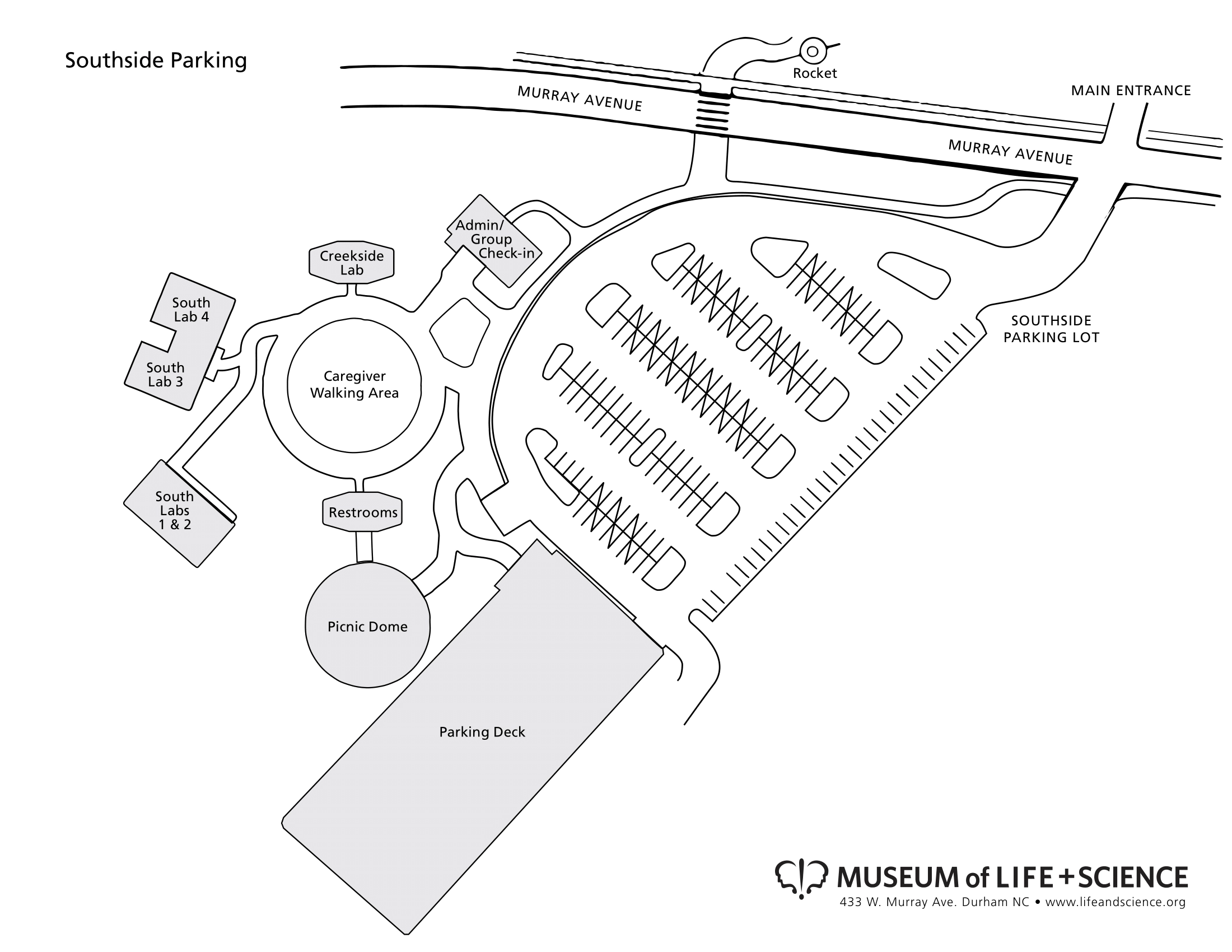 Museum of Life and Science Map 2024-3