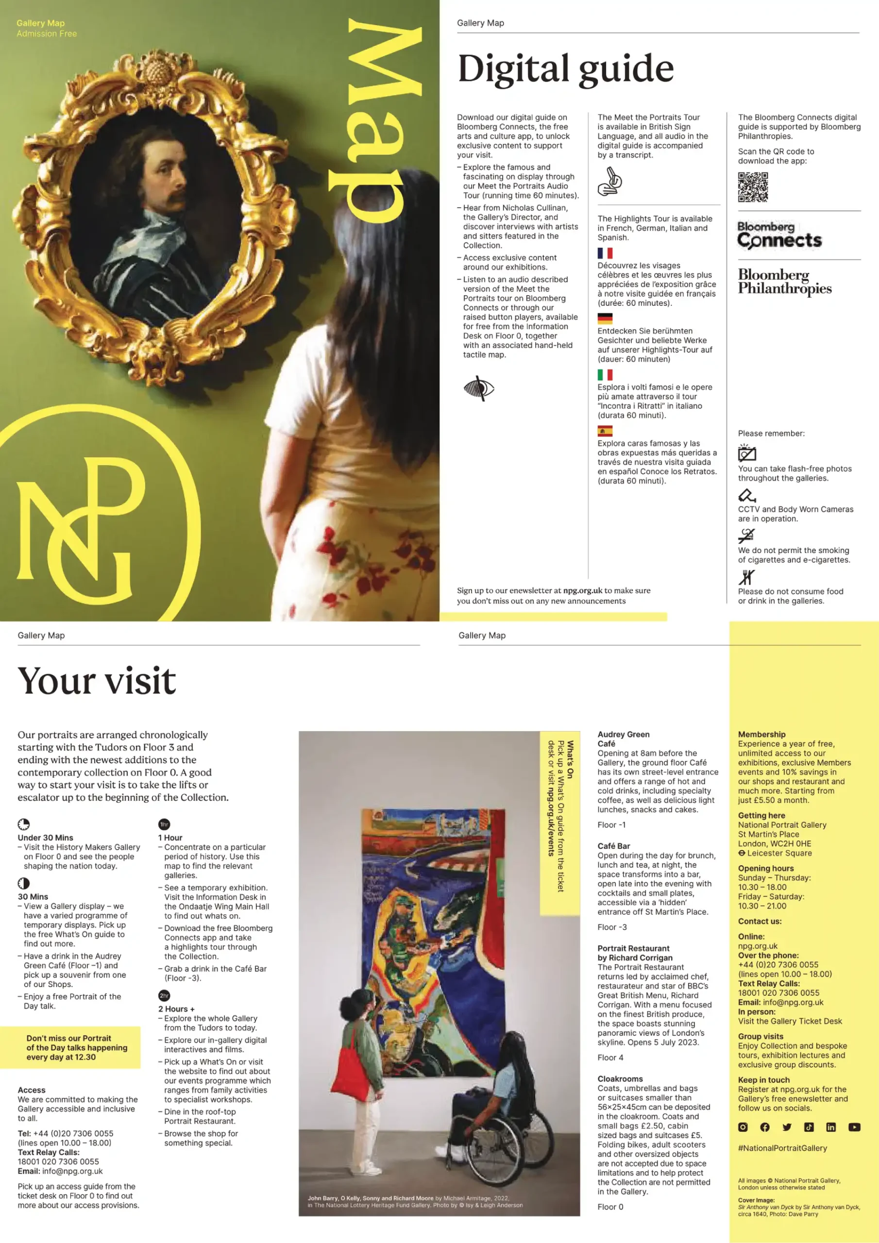 National Portrait Gallery Museum Map 2024-1