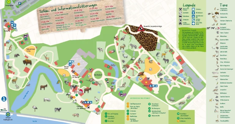 Nordhorn Zoo Map 2023
