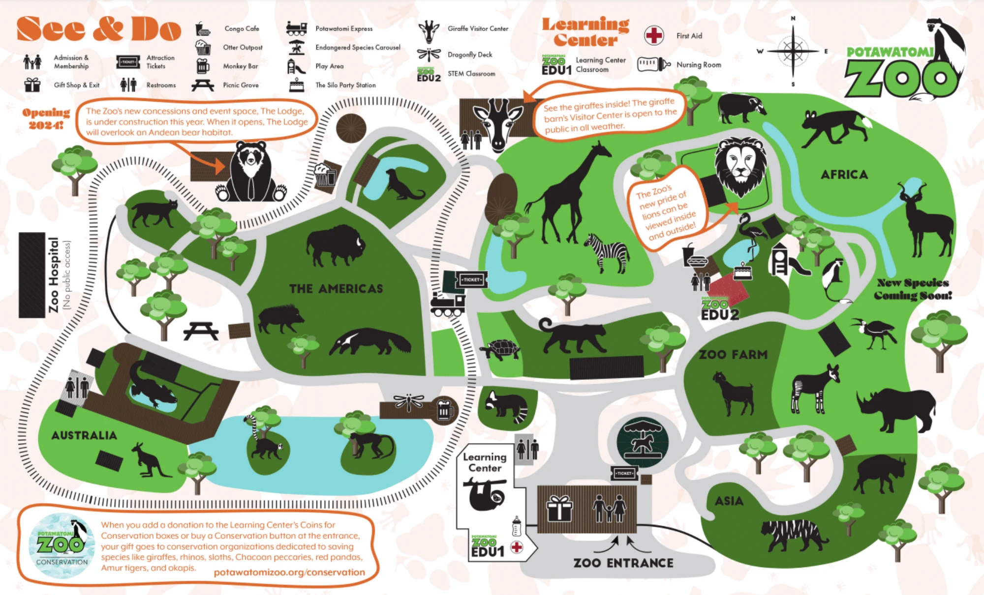 Potawatomi Zoo Map 2025 2022 All Maps