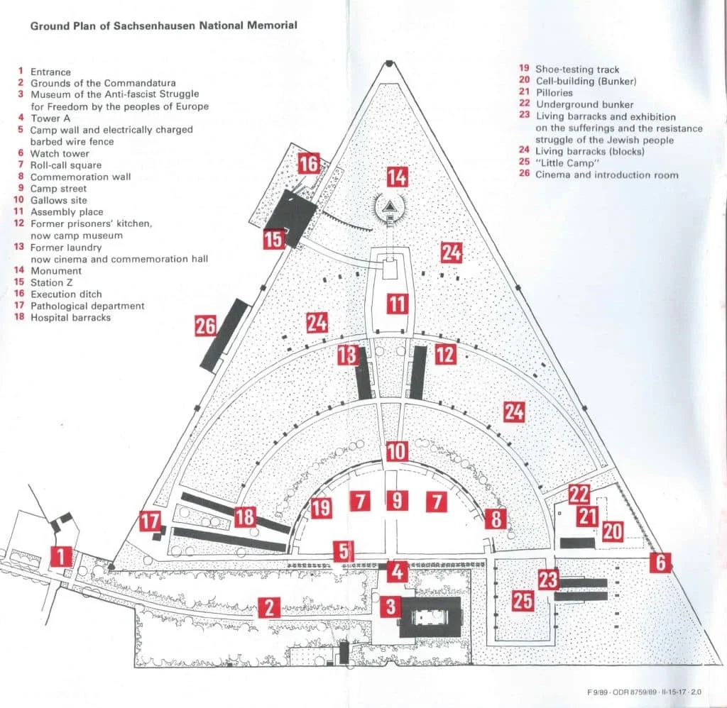 Sachsenhausen Memorial & Museum Map 2017 (1)