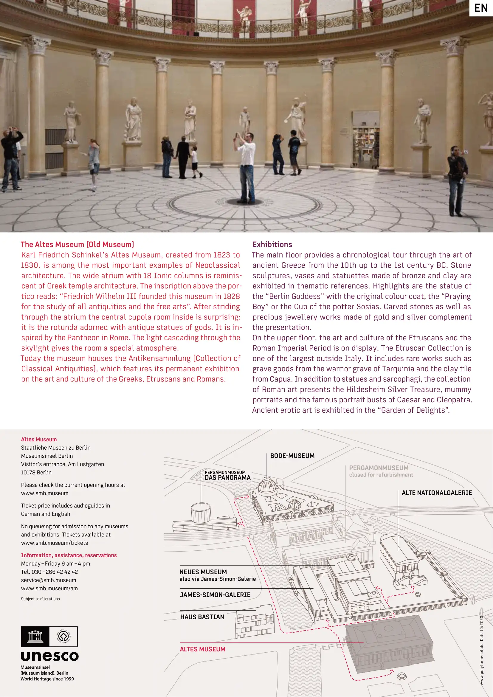 The Altes Museum Map 2023-2