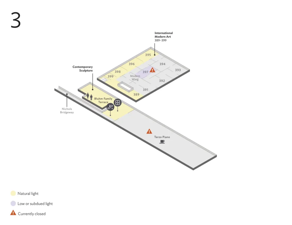 The Art Institute of Chicago Museum Sensory Map 2025-10