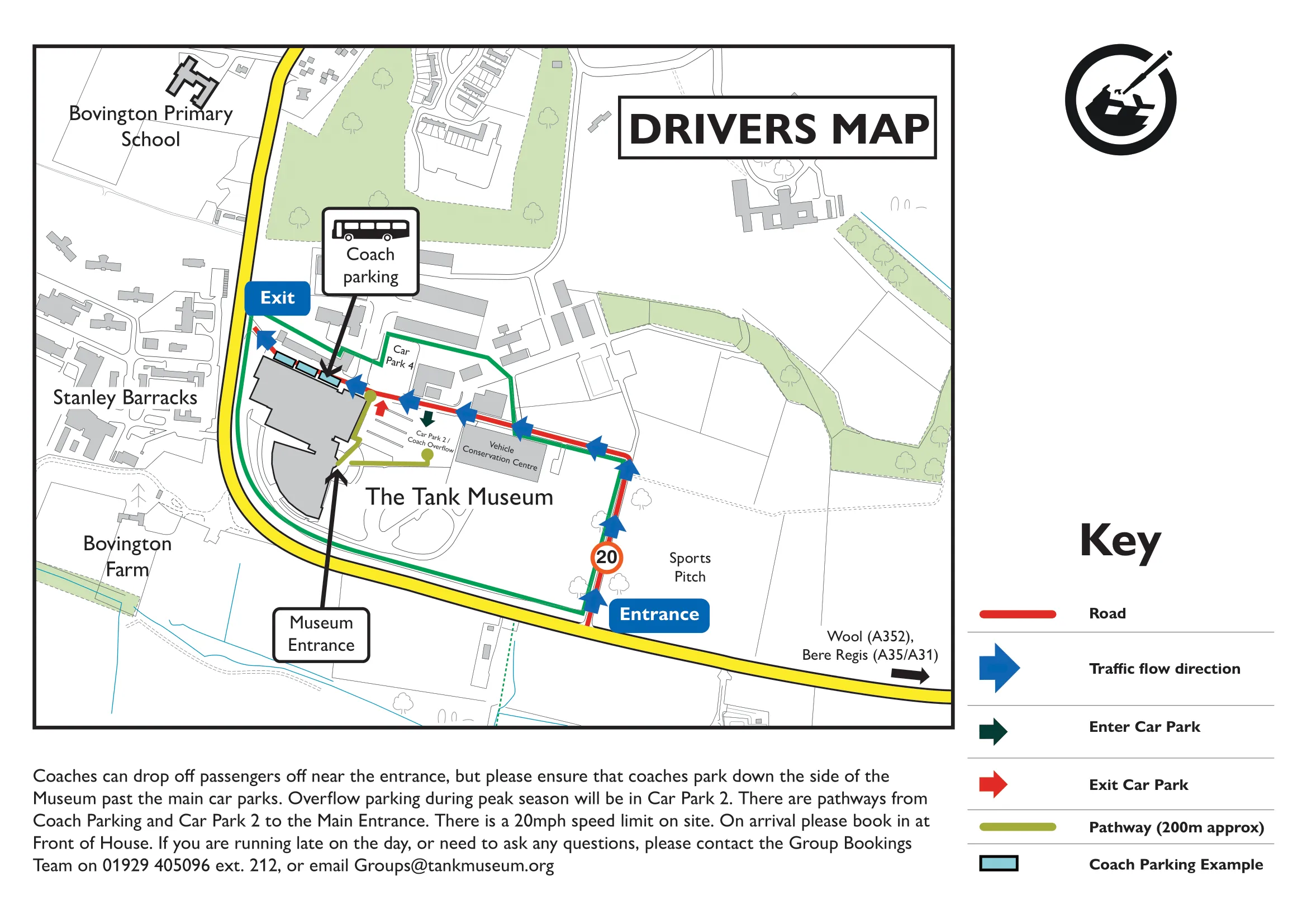 The Tank Museum Drivers Map 2020-1