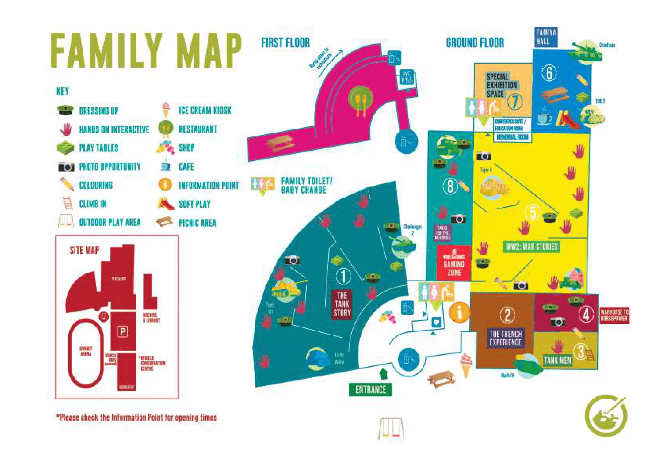 The Tank Museum Map 2024-1