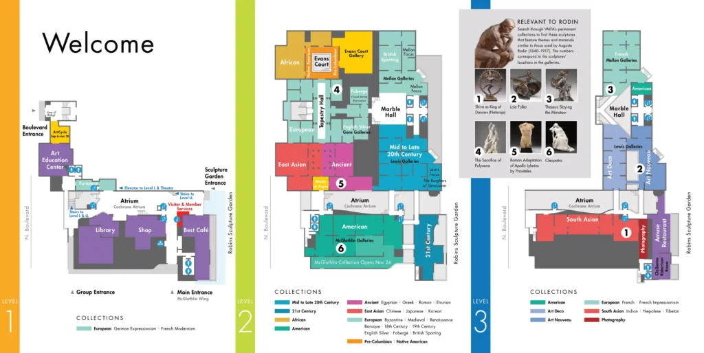 Virginia Museum of Fine Arts Map 2015 -2