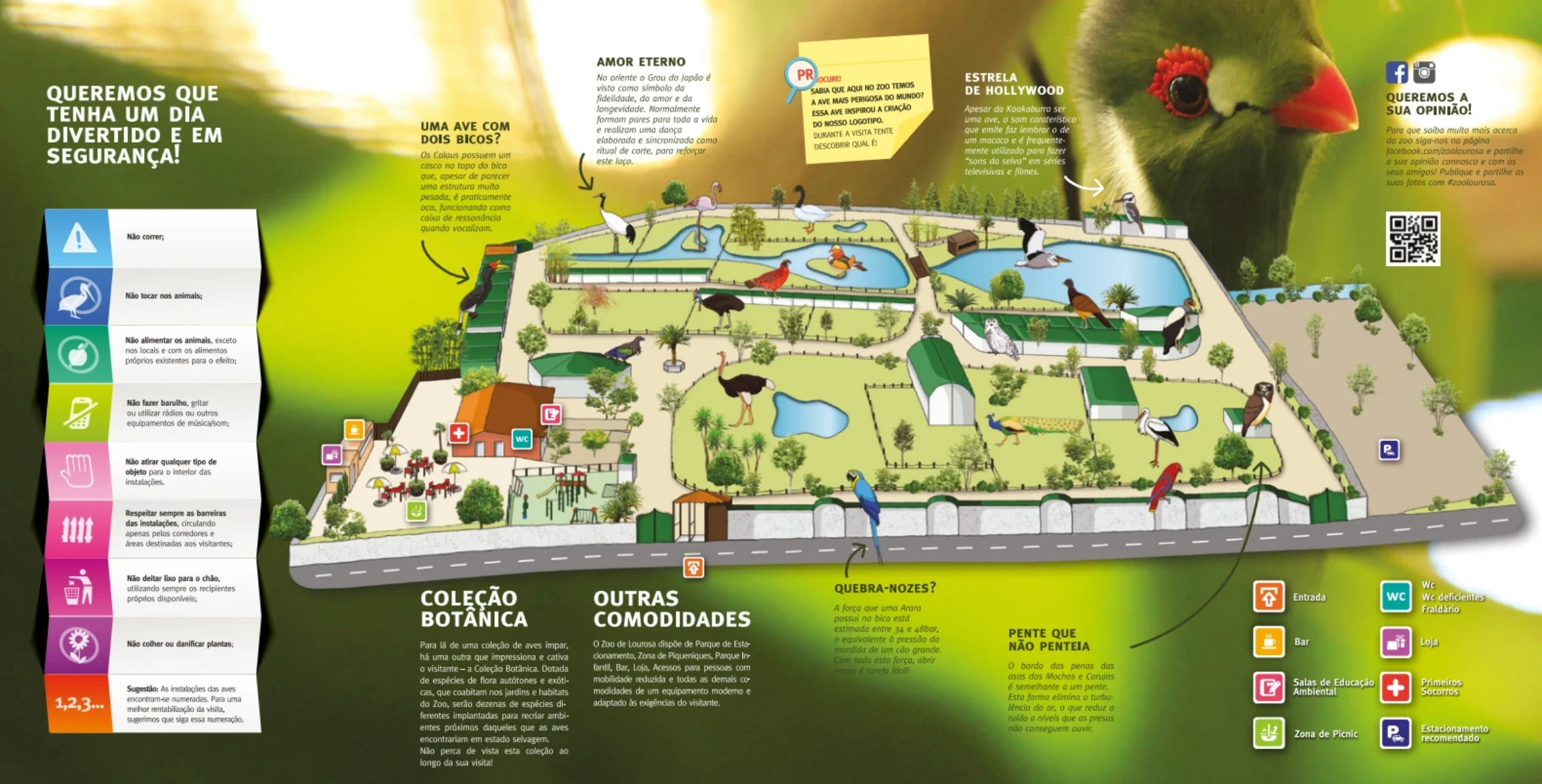 Zoo Lourosa Map 2018
