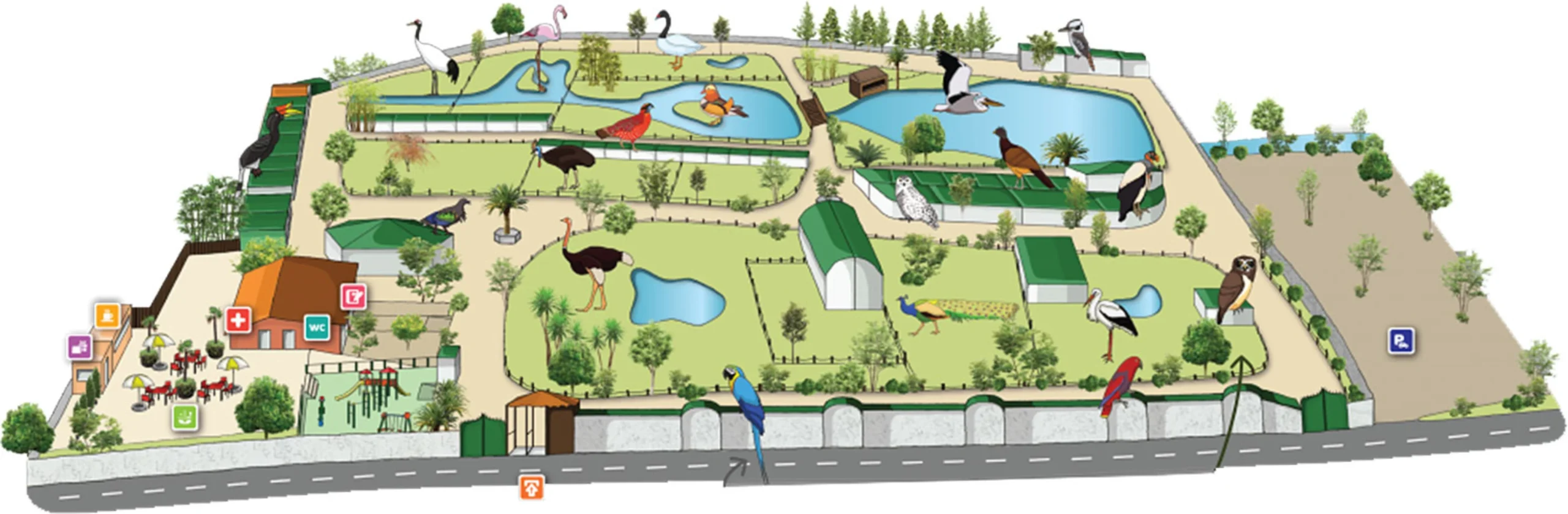 Zoo Lourosa Map 2025