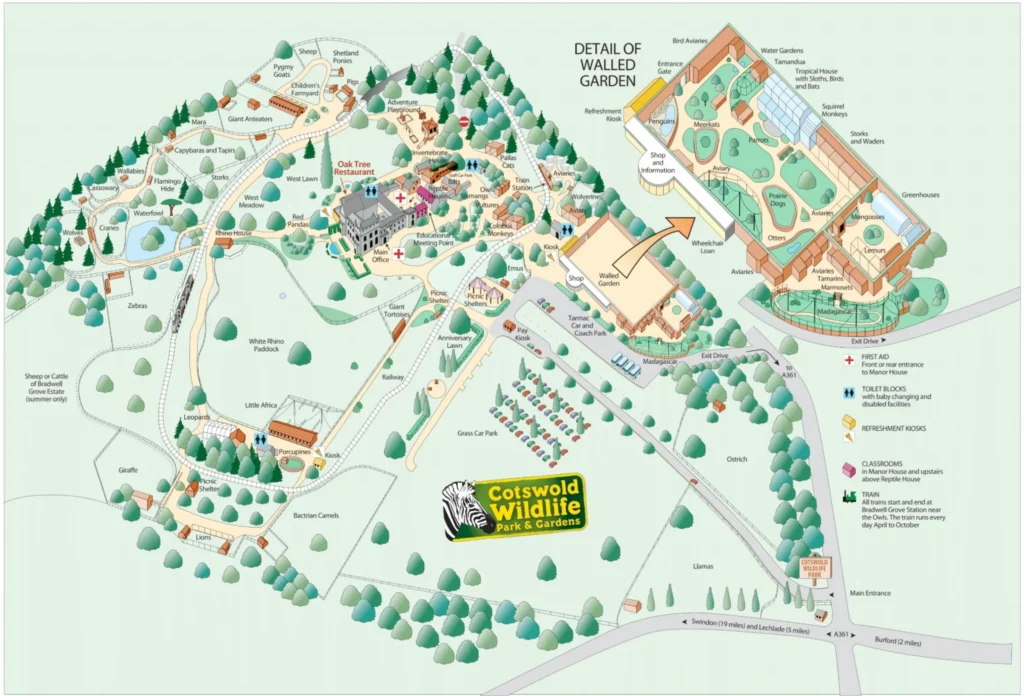 Cotswold Wildlife Park And Gardens Map 2024 2016 All Maps cotswold-wildlife-park-and-gardens-map-2024-2016-all-maps