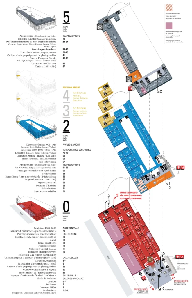 Musée D'Orsay Map (2025 - 2021) - All Maps