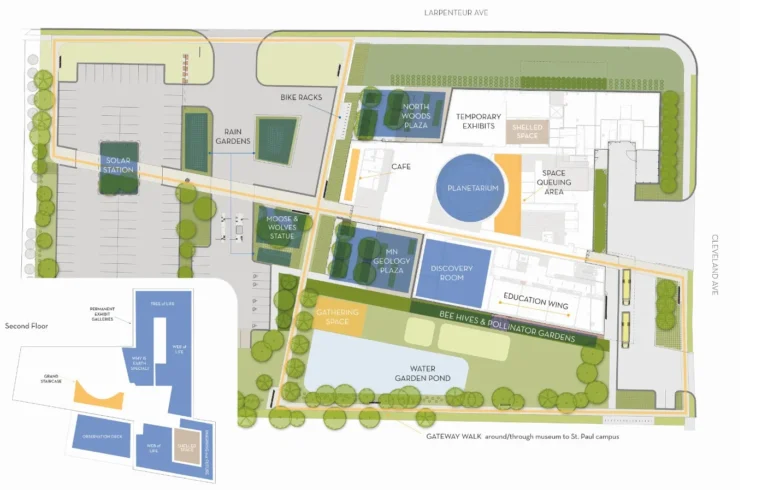 UMN Bell Museum Map 2016