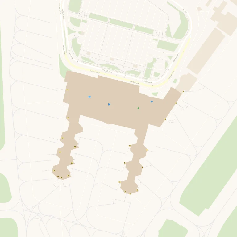 Beirut Rafic Hariri International Airport Terminal Map 2025