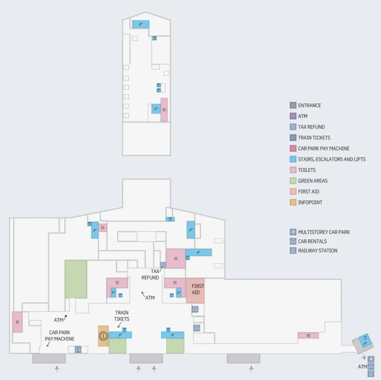 Cagliari Elmas Airport Terminal Map 2025