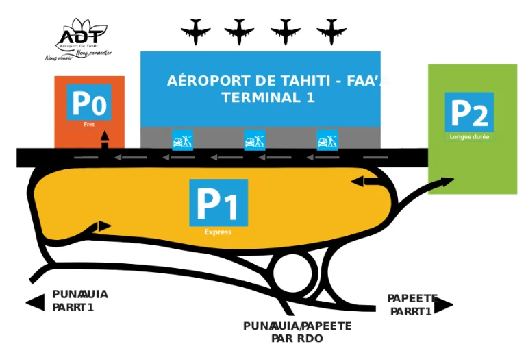 Faa'a International Airport Terminal Map 2025-2024