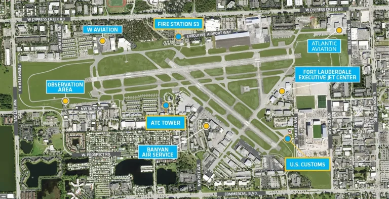 Fort Lauderdale Executive Airport Terminal Map 2025
