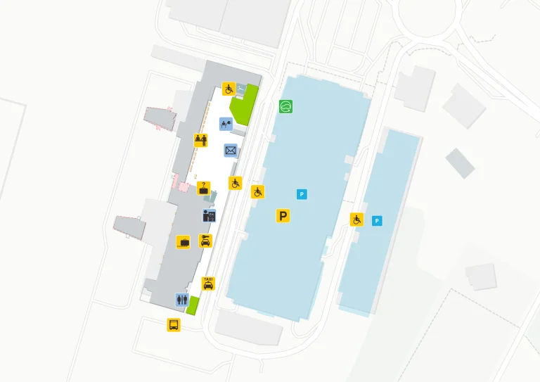 Girona Costa Brava Airport Terminal Map 2025
