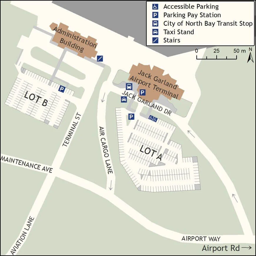 Jack Garland Airport Terminal Map 2025-2021