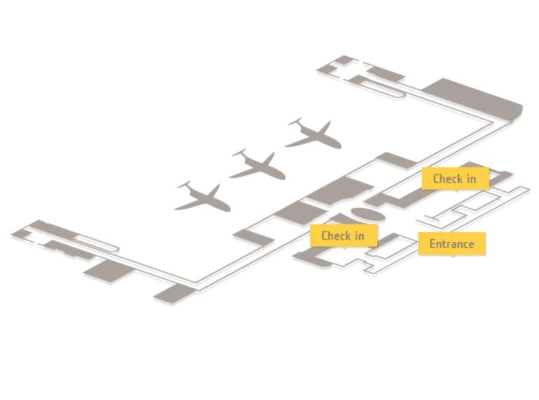 Manuel Crescencio Rejón International Airport Terminal Map 2025