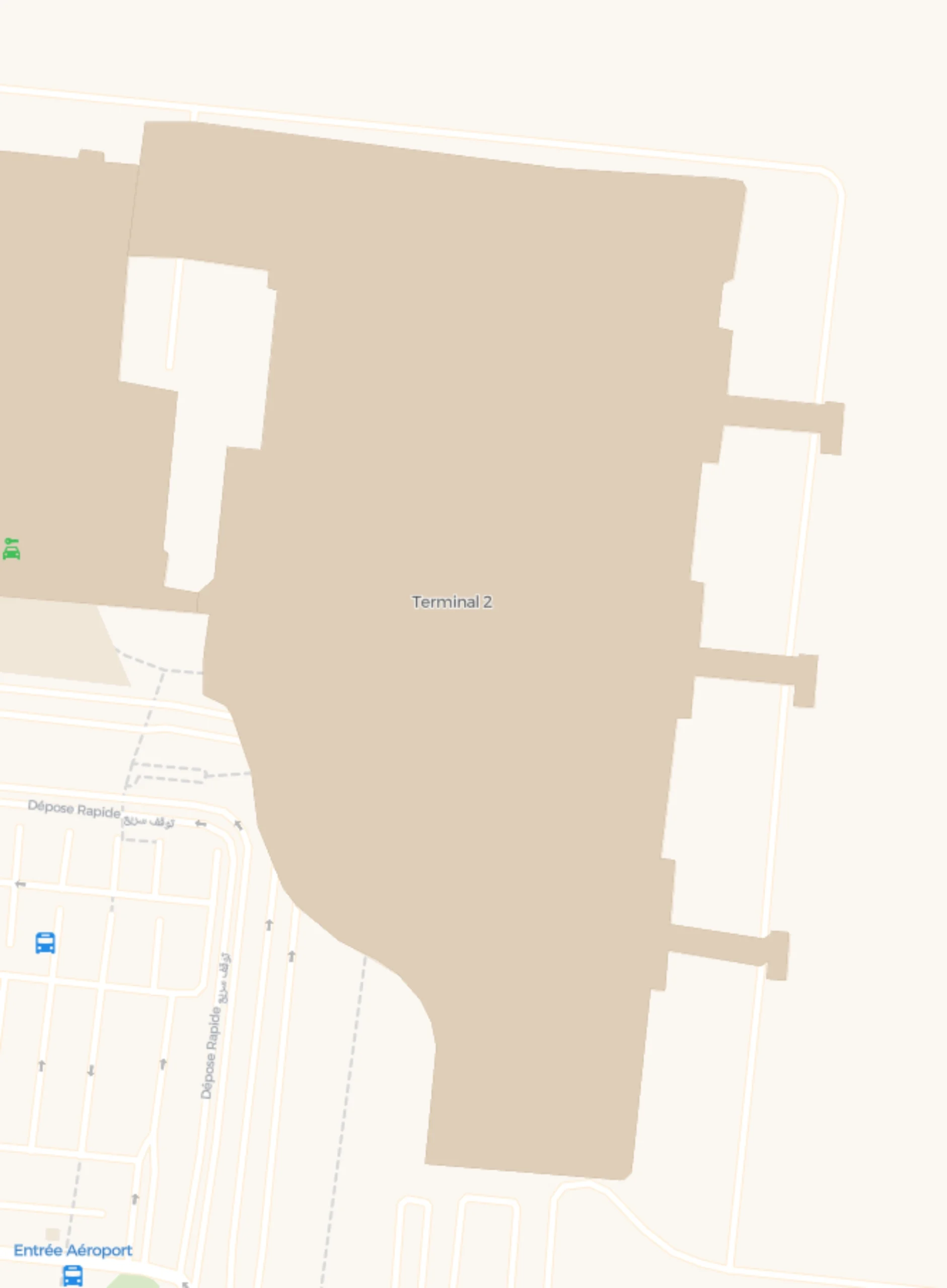 Menara Airport Terminal 2 Map 2025