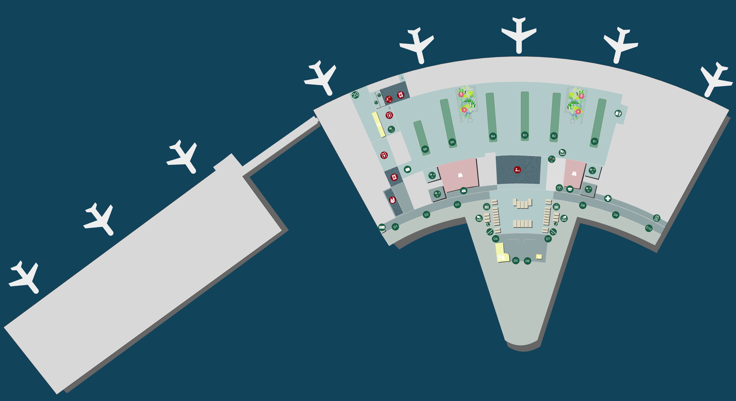 Sir Seewoosagur Ramgoolam International Airport Terminal Level 0 Map 2025