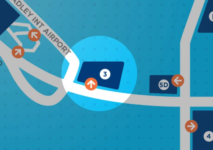Bradley International Airport Parking Map (2025)