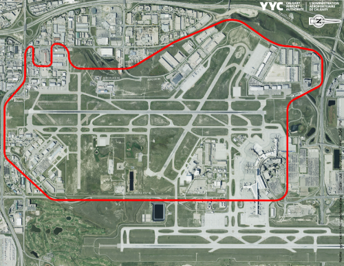 Calgary International Airport Taxi Services YYC Campus Map 2025