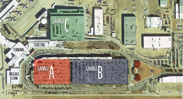 Dallas Love Field Parking Map 2025