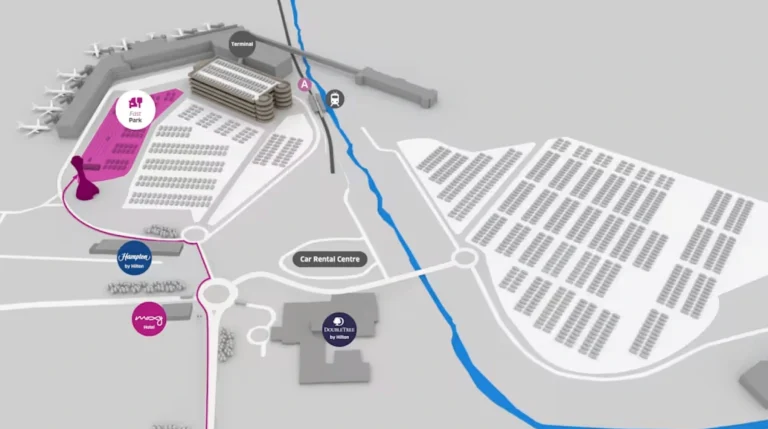 Edinburgh Airport Fast Park Map 2025