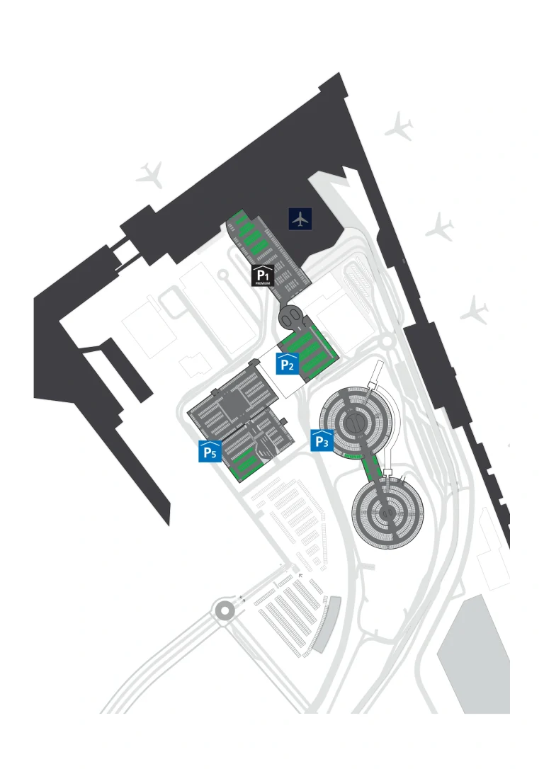 Helsinki Airport Parking Map 2025
