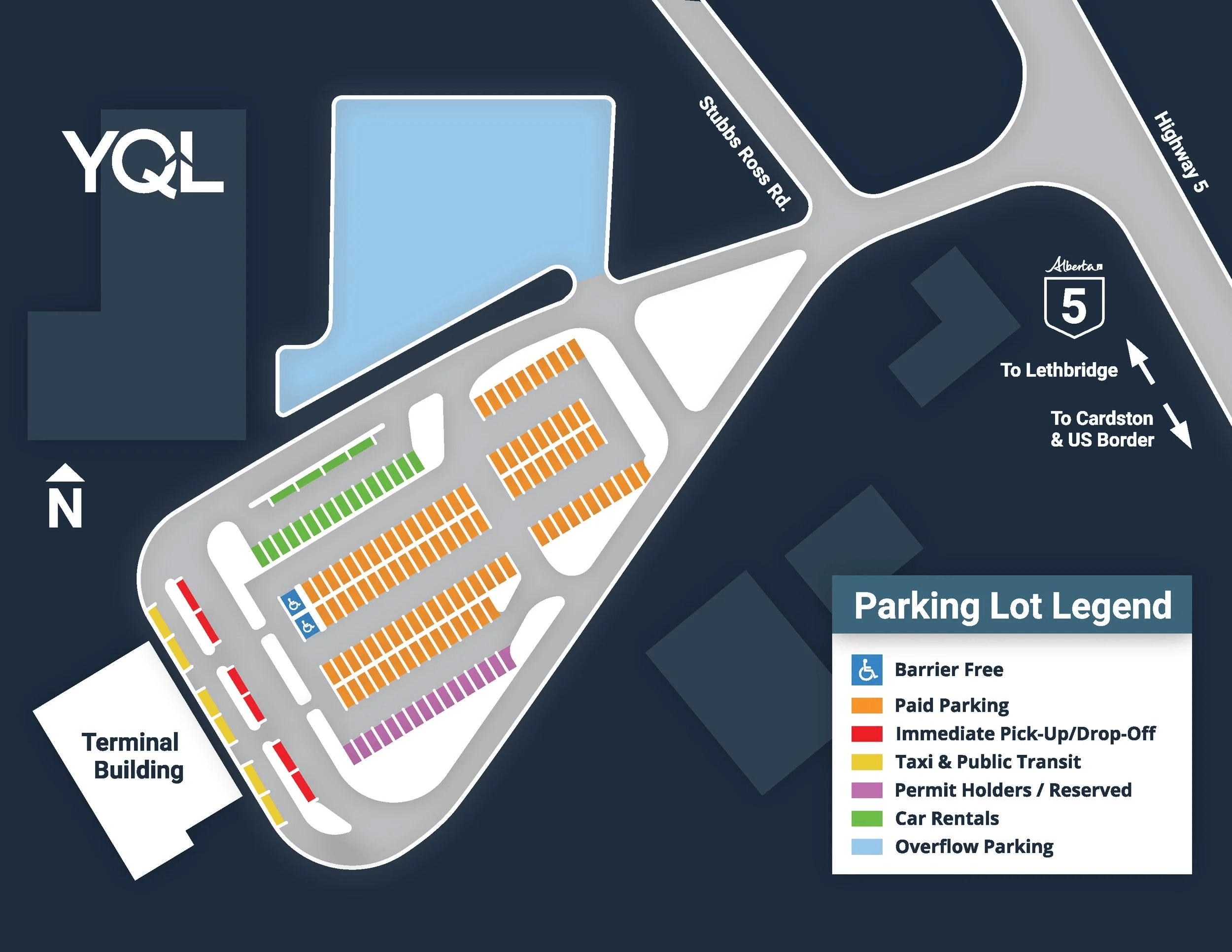 Lethbridge County Airport Terminal Map 2025
