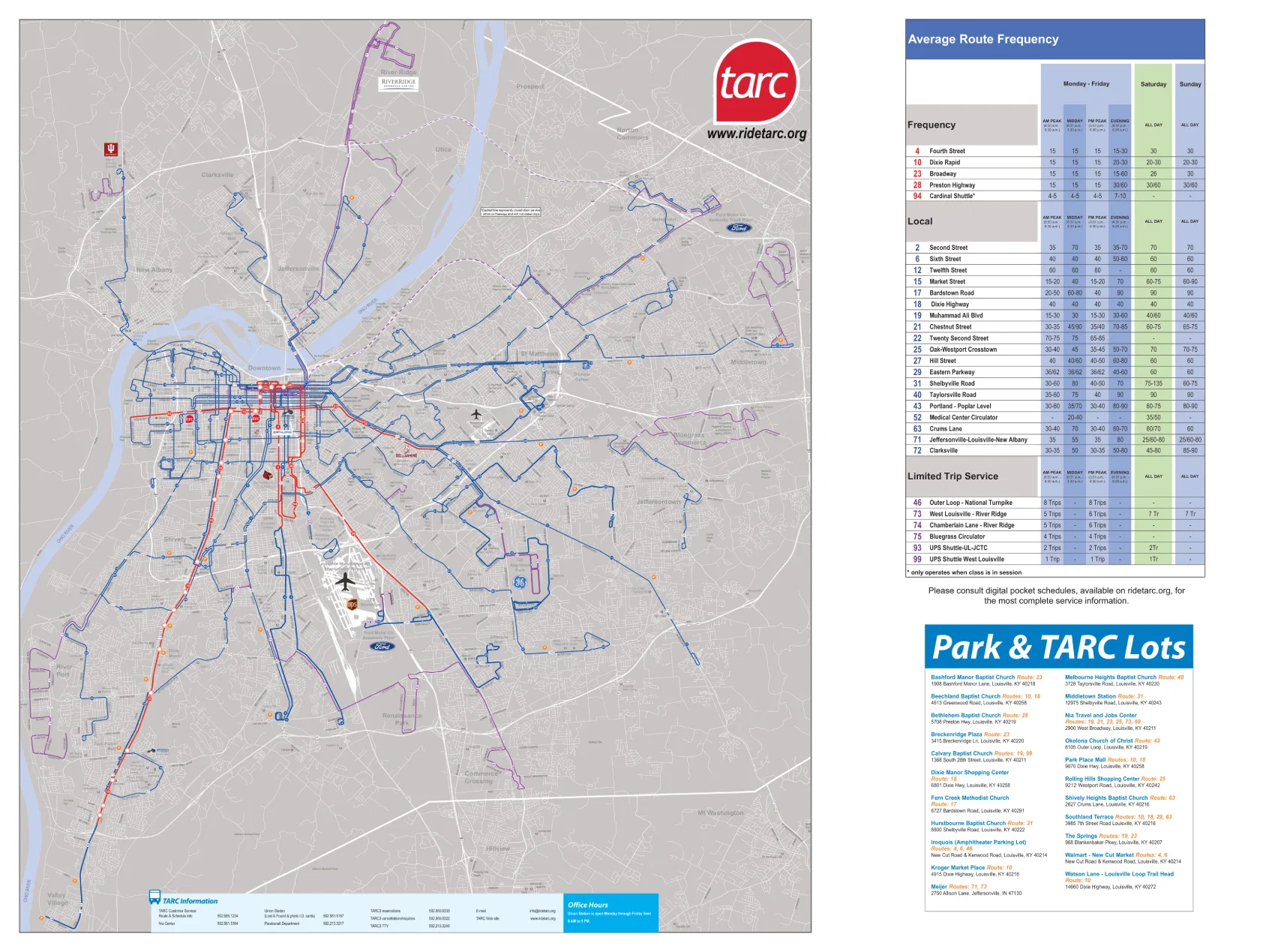 Table of Contents Louisville Muhammad Ali International Airport Tarc Route Map 2025-2023Louisville Muhammad Ali International Airport Ground Transportation Map