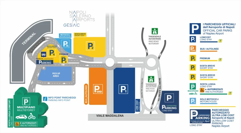 Naples International Airport Parking Map 2025-2024