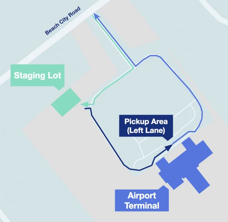 Savannah Hilton Head International Airport Uber Staging Area Map 2025
