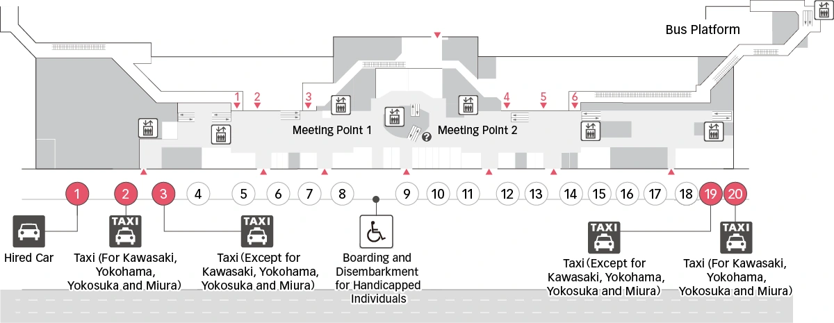 Tokyo Haneda International Airport Taxi Stand T3 Map 2025