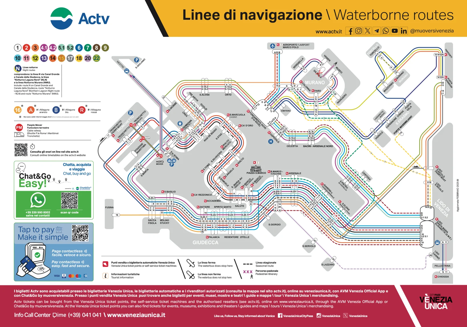 Table of Contents Venice Marco Polo Airport Waterborne Routes Map 2025