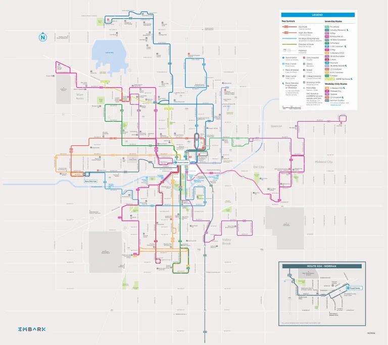 Will Rogers World Airport Bus Route Map 2025-2024